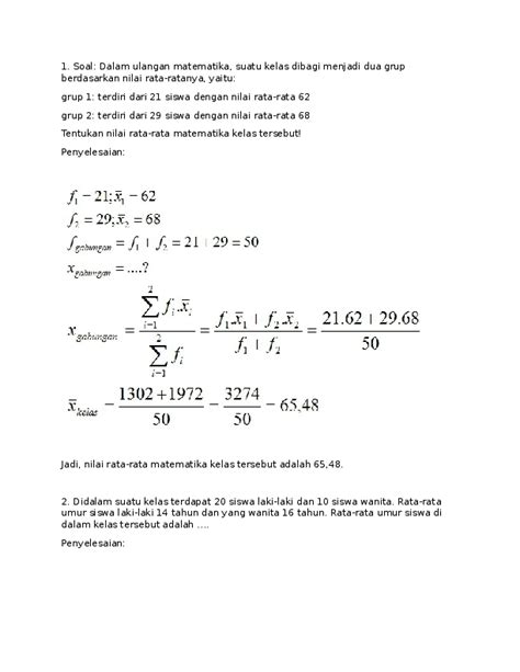 Contoh Soal Statistika Kelas 12: Panduan Lengkap dan Mudah Dipahami