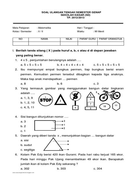 Latihan Soal Ujian Matematika Kelas 12: Sukses Hadapi Ujianmu!