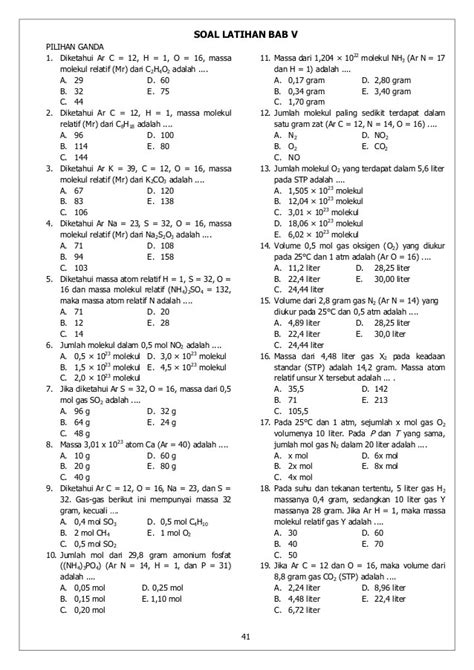 Memahami Konsep Mol: Kumpulan Contoh Soal dan Pembahasannya