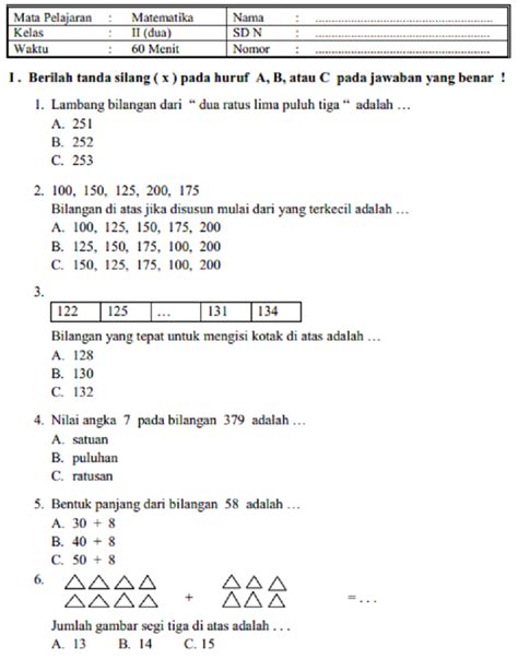 Soal Ujian Matematika Kelas 4 Semester 2 Kurikulum Merdeka: Latihan dan Pembahasan Lengkap